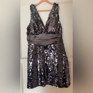Forever 21 Charcoal Sequin Dress Size M